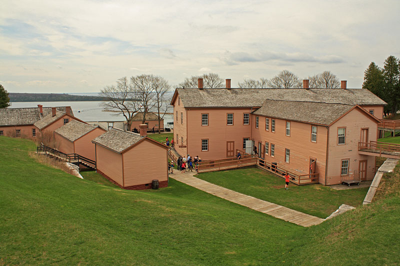 the inside of fort mackinac